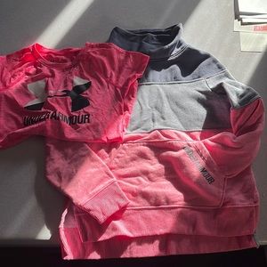Girls small under armour bundle